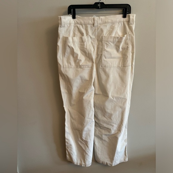 Madewell Emmett 2.0 Wide-Leg Pants in Corduroy size 32 new antique cream - Picture 8 of 8
